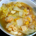 ちゃんまほ部長's cooksnap of when they made 簡単☆我が家の煮込み八宝菜☆酸辣湯風味.