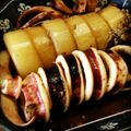 sh2002ok's cooksnap of when they made イカ大根の焼き肝添え♪.