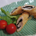 ぼのつま's cooksnap of when they made ササミのぐるぐるチーズのり巻き焼き★.