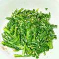 shimyu's cooksnap of when they made 簡単なのに美味しい♡春菊のごまあえ♡.