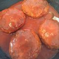 akilala's cooksnap of when they made トマトジュースde煮込みハンバーグ.