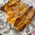 Faiza's cooksnap of when they made 焼きちくわの紅生姜入り磯辺揚げ.