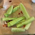 chiaki2580's cooksnap of when they made 台湾の味！ピリ辛きゅうりの漬物.