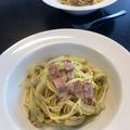 豆だいふく子's cooksnap of when they made 簡単！シンプル！バジルソースパスタ.