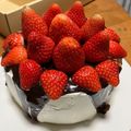★MaBoU☆'s cooksnap of when they made バレンタイン★いちごチョコレートケーキ★.