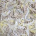 ねこまんまはかつお's cooksnap of when they made 白菜と豚バラの塩麹炒め！.