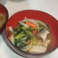 きらり流れ星's cooksnap of when they made 鯖の水煮缶まるごと汁※明日葉汁※鯖汁.