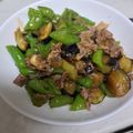 piko1008's cooksnap of when they made 茄子と万願寺とうがらし、豚バラ甘辛炒め.