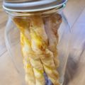 ひーさん☆彡's cooksnap of when they made 栗きんとんでねじねじスティックパイ.