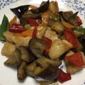 レオミウ's cooksnap of when they made 鶏肉とナスとキャベツのオイスター炒め.