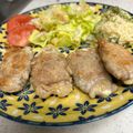 クックDLIV4Z☆'s cooksnap of when they made 豚ローススライスのチーズはさみ焼き.