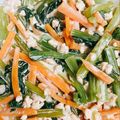 なつんこ★'s cooksnap of when they made 小松菜とツナの胡麻マヨナムル.
