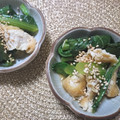 リンリン☆☆☆'s cooksnap of when they made めんつゆで簡単！小松菜と油揚げの煮浸し.