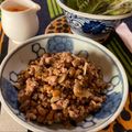 Asaras's cooksnap of when they made ひき肉納豆包んでビールぅ～（パパレシピ）.