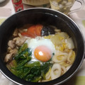うたかた。's cooksnap of when they made 我が家の鍋焼きうどん～覚書～.