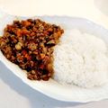 ダリア☆'s cooksnap of when they made 簡単！お弁当にも☆キーマカレー☆.