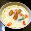 みかりんさん。's cooksnap of when they made 子供と一緒に！ウインナーIN茶碗蒸し.
