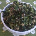 光美ママ's cooksnap of when they made ➏　大根葉のいためた～ん～♪　➏.