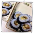 ローズ☆ドバイ's cooksnap of when they made 恵方巻き（うなぎ巻き、納豆巻き）.