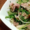 じんばる's cooksnap of when they made 水菜としめじの簡単お浸し☆.