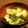 dojyocco's cooksnap of when they made ＊簡単＊三つ葉のかき玉汁＊.