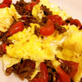 シングルアイシャドウ's cooksnap of when they made とろ～りトマトと卵の炒め物.