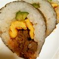 あきぽ★'s cooksnap of when they made 簡単！うち風ガッツリ韓国海苔巻き.