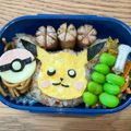 クックXKR8X9☆'s cooksnap of when they made ポケモン弁当　ピカチュウ　キャラ弁.