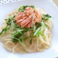 Machalin's cooksnap of when they made シチュールーで簡単♪鮭のクリームパスタ.