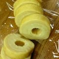 saku(^-^v's cooksnap of when they made ホットケーキミックスでバームクーヘン♪.