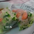 littlelily2007's cooksnap of when they made ヘルシー生春巻き♪.