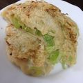 れんりん子's cooksnap of when they made 巨大おやき？葱だけで簡単おうす（薄焼き）.