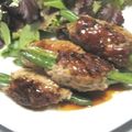 勇気凛りん岸田夕子's cooksnap of when they made ■さやいんげんのつくね～甘辛タレ■.