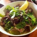 nanuu7's cooksnap of when they made 鶏味塩 de 牛肉のライスヌードル.