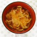 pitachan1's cooksnap of when they made ベーコンチーズカレーうどん.