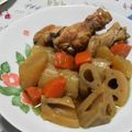 saya＊masa's cooksnap of when they made 角煮風豚バラの甘辛い煮物♪.