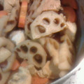 あたしでんち〜's cooksnap of when they made れんこんと鶏肉の煮もの.
