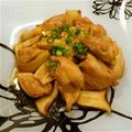 めいてつ家族's cooksnap of when they made 鶏もも肉とエリンギの照り煮.