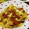 ﾌﾞｲｰﾝ's cooksnap of when they made 簡単！キャベツ＆ソーセージ炒め.
