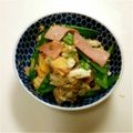 solex6's cooksnap of when they made さやえんどうとハムの卵炒め.