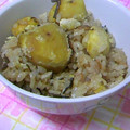 もこもこ７'s cooksnap of when they made 簡単♥♡栗ごはん（塩昆布風味）.