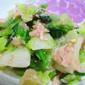 しおかつを's cooksnap of when they made ちょ～簡単！チンゲン菜とツナのポン酢和え.