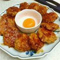 ふみぽんち's cooksnap of when they made FPで♪自家製つくね　焼き鳥屋さん風.