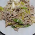 キャロライン藤元's cooksnap of when they made 塩麹で！シンプル豚肉とネギ炒め.