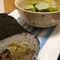 pyorohane's cooksnap of when they made シソみそブタ巻き寿司♡.