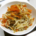 ハナレ's cooksnap of when they made ５分で完成！人参とエノキのさっと煮.