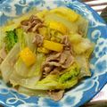 ぷにぷに～mama's cooksnap of when they made 白菜豚ミルフィーユ鍋でレモン仕上げ！.