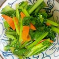 akaw's cooksnap of when they made 栄養満点＊小松菜とにんにくのスタミナ炒め.