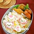 ＴＷＯＨＥＡＲＴＳ's cooksnap of when they made ＊キャラ弁＊　バレンタインにWハート♥.