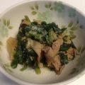 シノミー's cooksnap of when they made 豚肉と小松菜の炒めもの.
